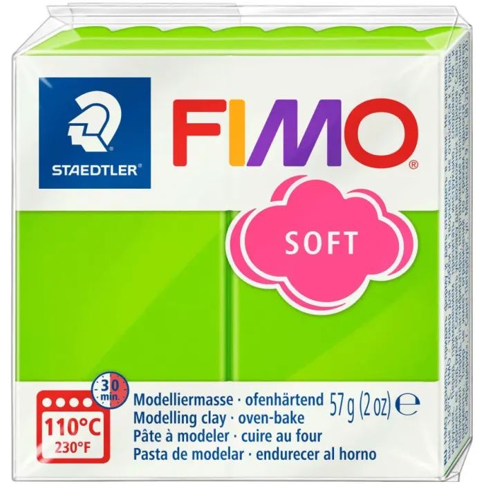 Пластика Fimo Soft, Зелене яблуко, 57г Фото