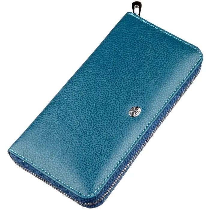 Кошелек ST Leather Голубой Фото