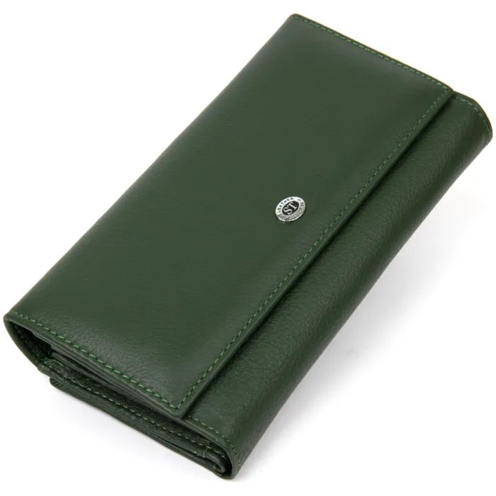 Кошелек ST Leather Зеленый Фото
