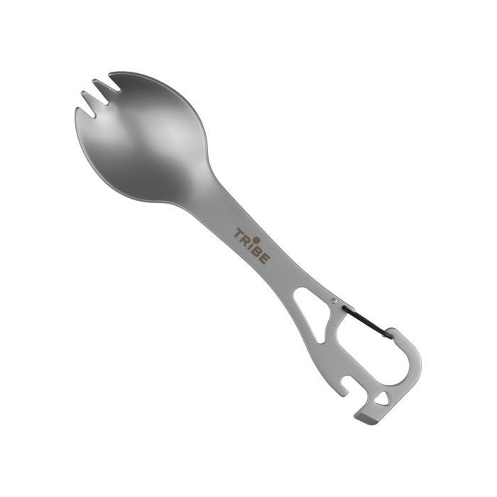 Ложка-вилка туристическая Tribe Multi Spork сталева Фото