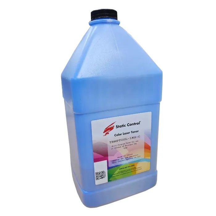 Тонер Static Control HP/Canon MPTCOL 1кг cyan Фото