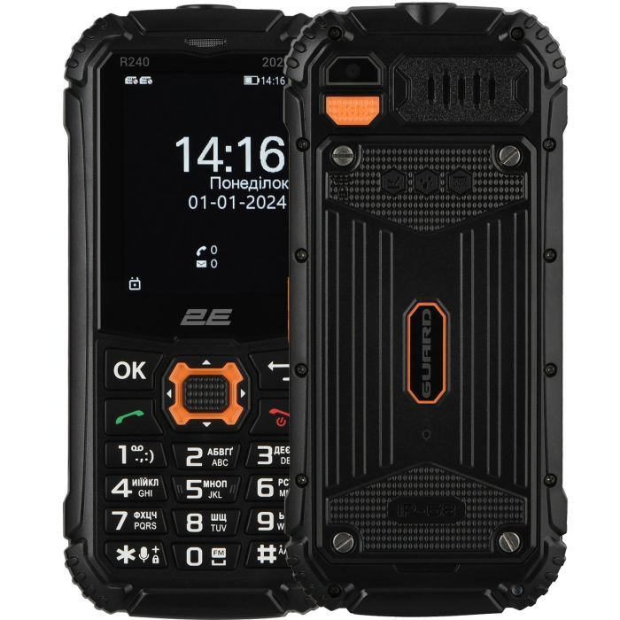 Мобильный телефон 2E R240 2025 Black Фото