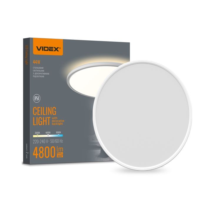 Светильник Videx DL5R 44W 3000K-4000K-5000K White Фото