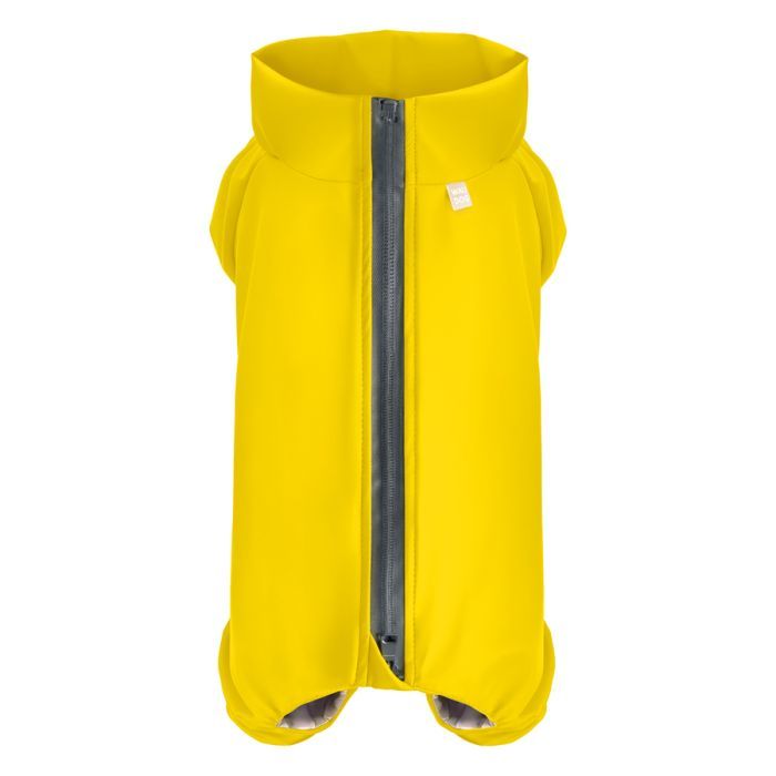 Дождевик для животных WAUDOG Clothes водонепроницаемый XS25 желтый Фото
