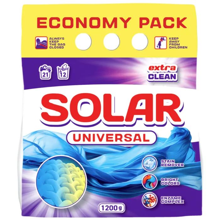 Стиральный порошок Solar Household Universal 1.2 кг Фото