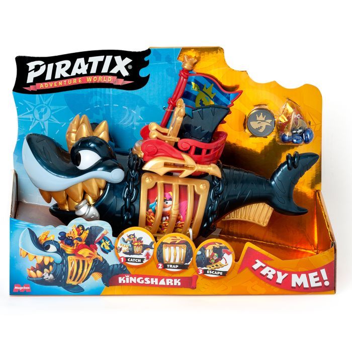 Игровой набор Piratix S Королівська чорна акула Фото