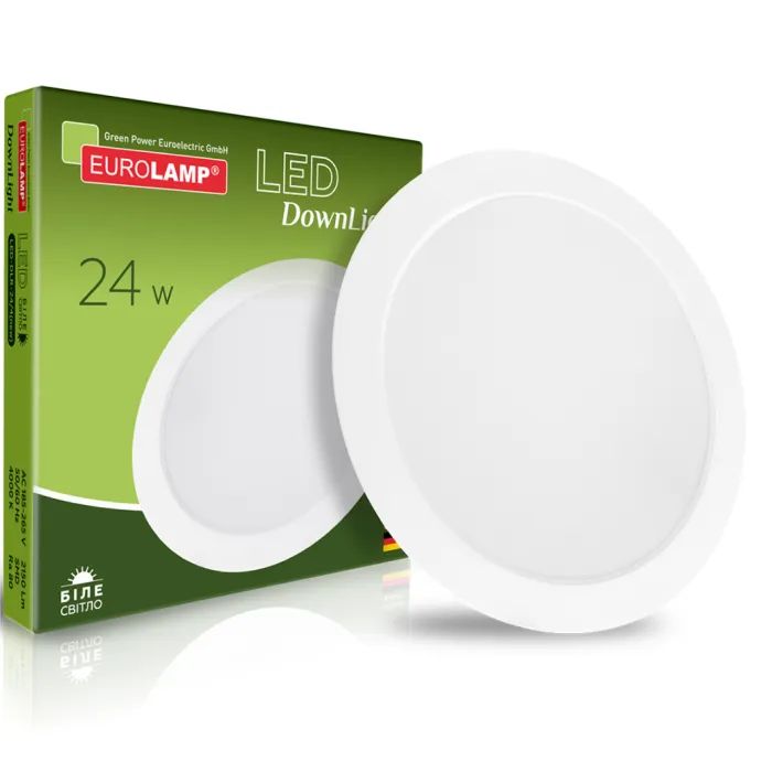 Светильник Eurolamp Downlight NEW 24W 2150Lm 4000K Фото
