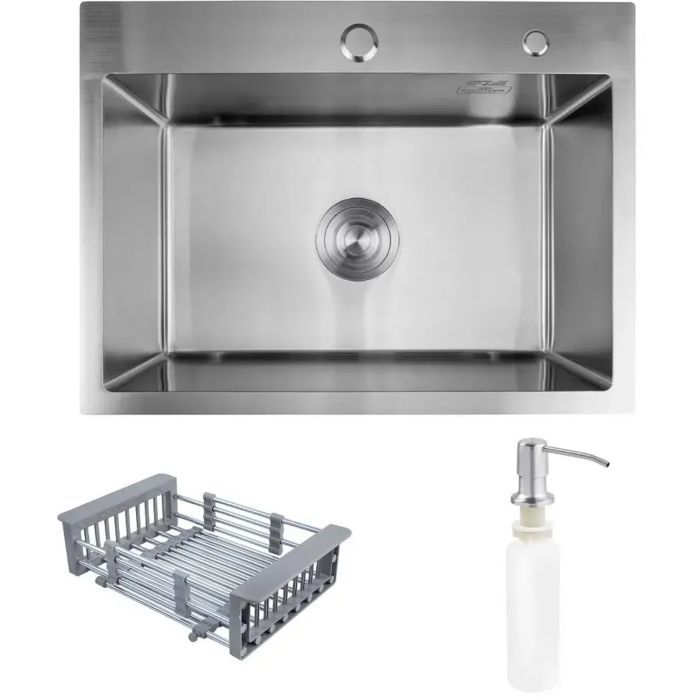 Мойка кухонная Kroner Geburstet-5843HM Фото