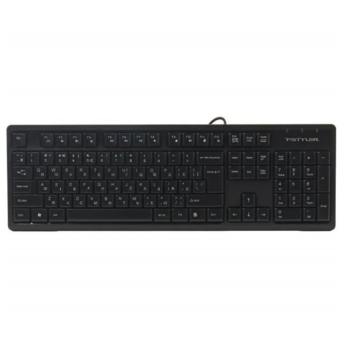 Клавиатура A4Tech FK12 USB UA Black Фото