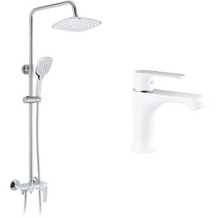 Душевой гарнитур Kroner Armada-W063 + змішувач Armada-W010 Фото