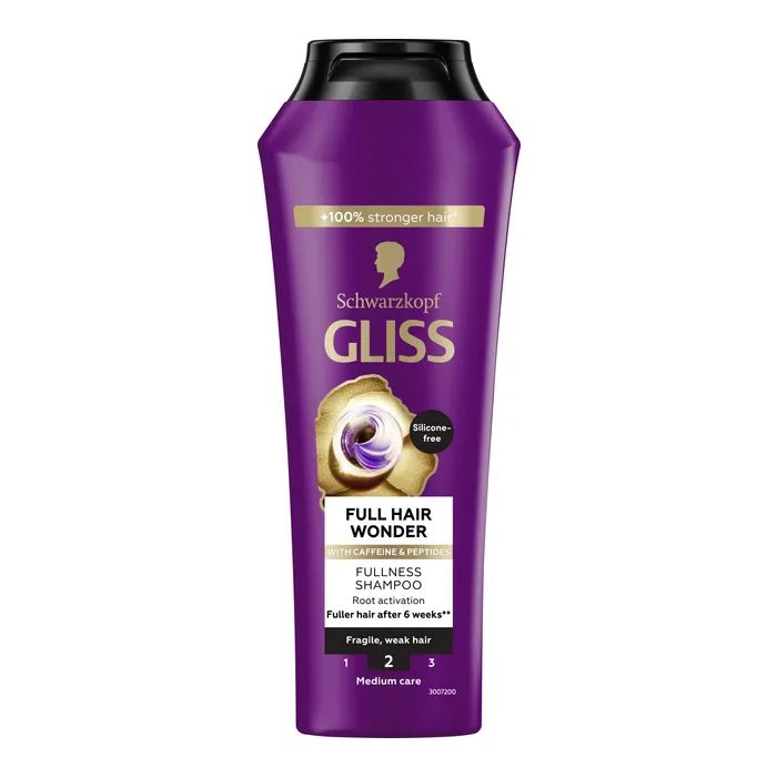 Шампунь Gliss Full Hair Wonder Fullness Shampoo 250 мл Фото