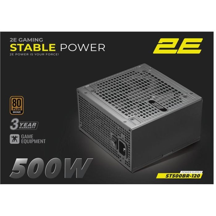 Блок питания 2E 500W Stable Power ATX3.1 Фото