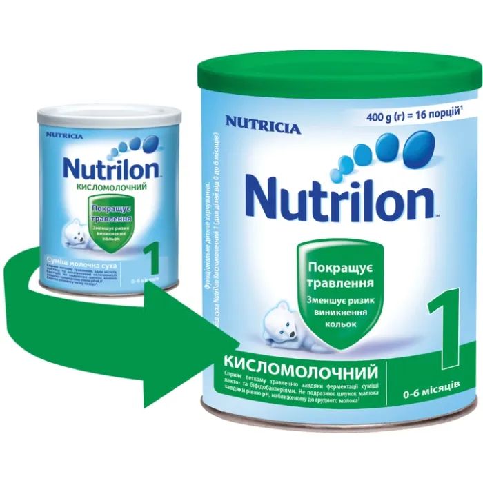 Детская смесь Nutrilon Кисломолочна 1 400 г Фото