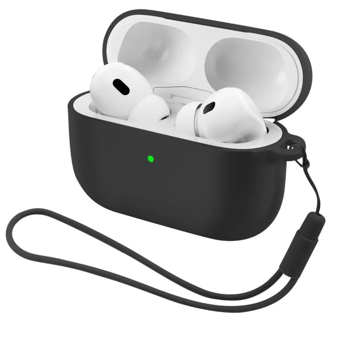 Чехол для наушников Armorstandart Silicone Case для Apple Airpods Pro 3 Black Фото