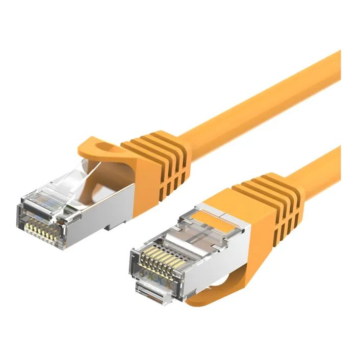 Патч-корд Vention 2м, RJ-45 cat 6a S/FTP yellow Фото