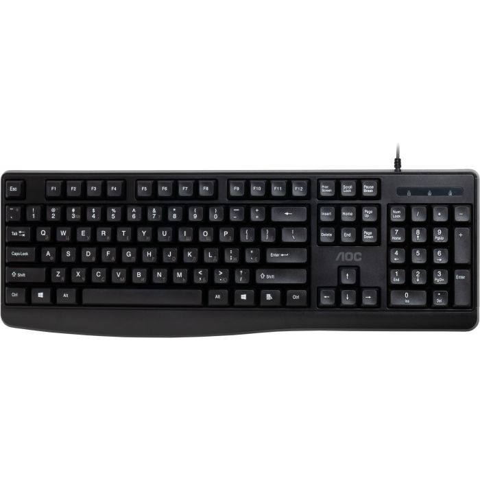 Клавиатура AOC KB120B USB UA Black Фото