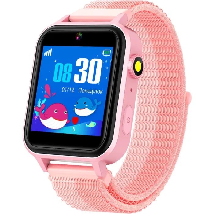 Смарт-часы Amigo GO10S Pro WIFI Рожевий Смарт-годинник для дітей Фото