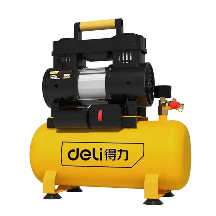 Компрессор Deli безмасляный 6 Л/850 Вт Фото