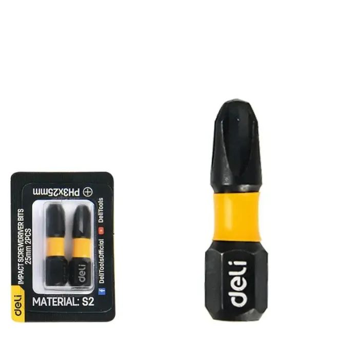 Набор бит Deli PH3 x 25 мм, 2шт Фото