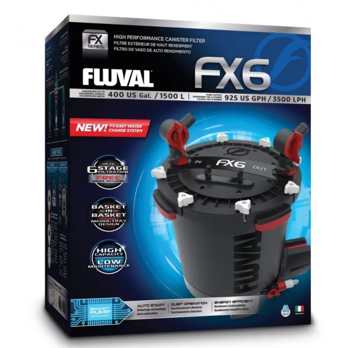 Фильтр для аквариума Fluval FX6 зовнішній до 1500 л Фото