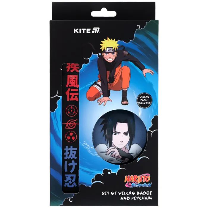 Бейдж Kite набор на липучке и подвеска Naruto Shippuden Фото