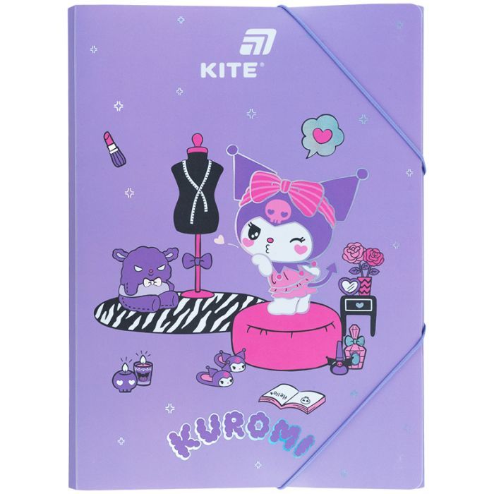 Папка на резинках Kite A4 Kuromi Фото