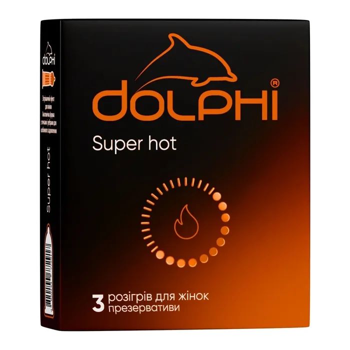 Презервативы Dolphi Super Hot 3 шт. Фото