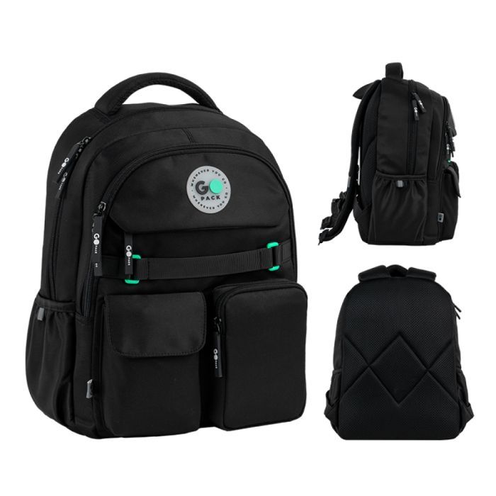 Рюкзак школьный GoPack Education 183 чорний Фото