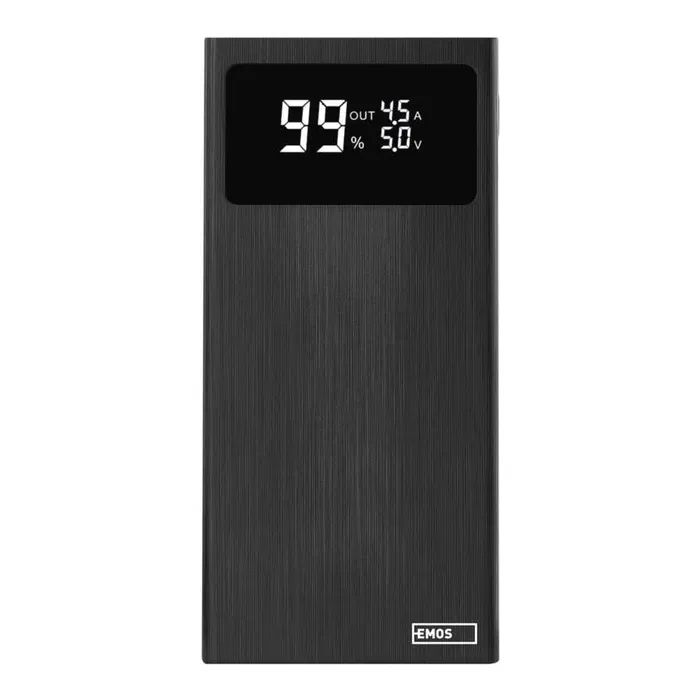 Батарея универсальная EMOS 10000mAh BETAQ 10, 22.5W, black Фото