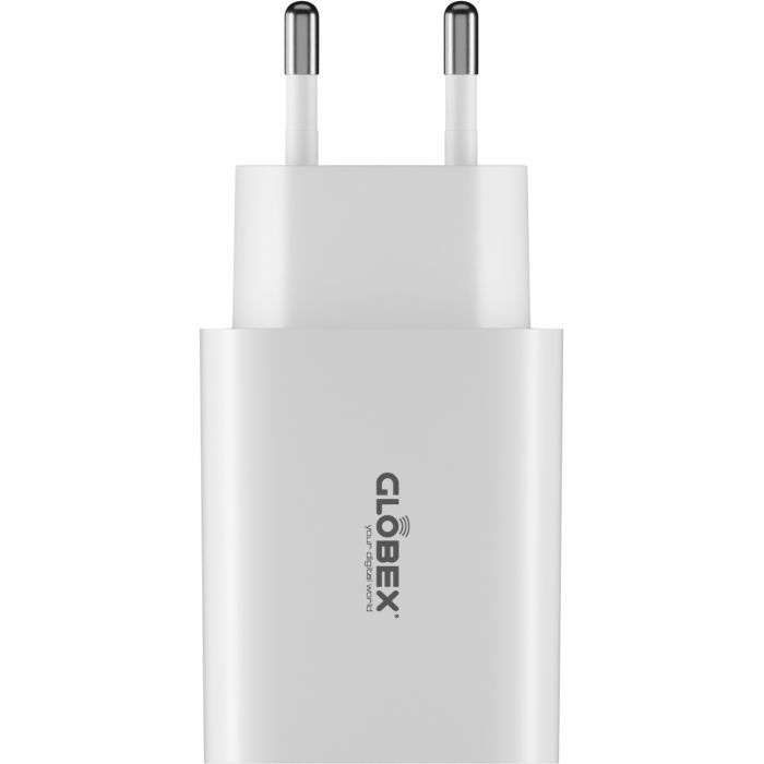 Зарядное устройство Globex USB-C 20W FastPower white Фото