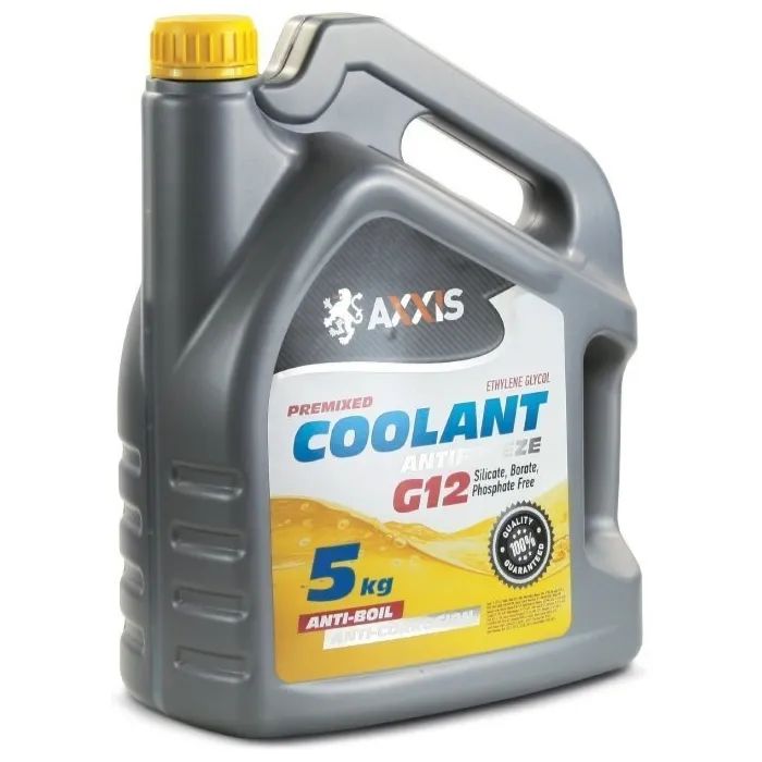 Антифриз AXXIS YELLOW G12 Сoolant 5кг Фото