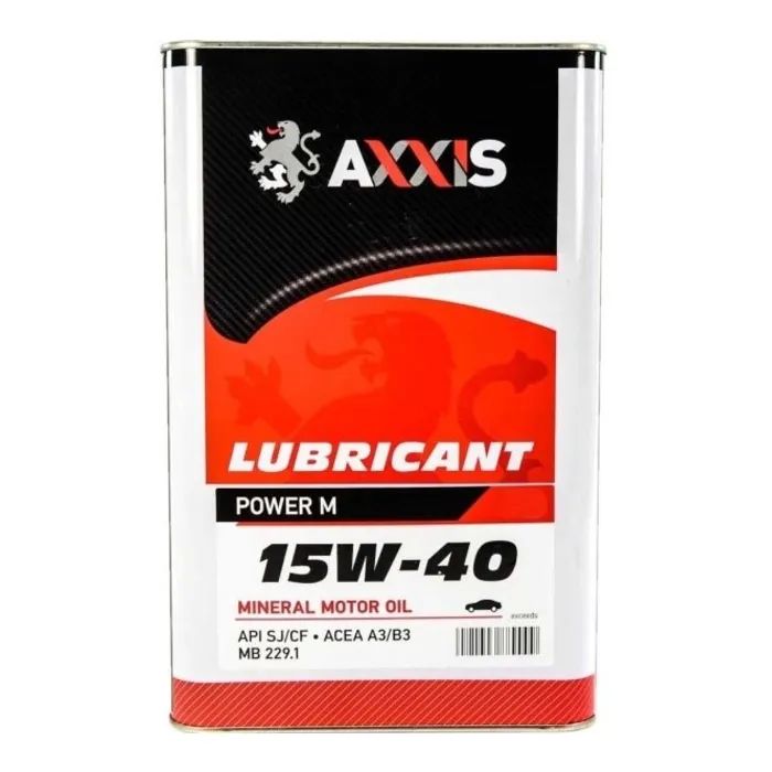 Моторное масло AXXIS 15w-40 Power M 5л Фото