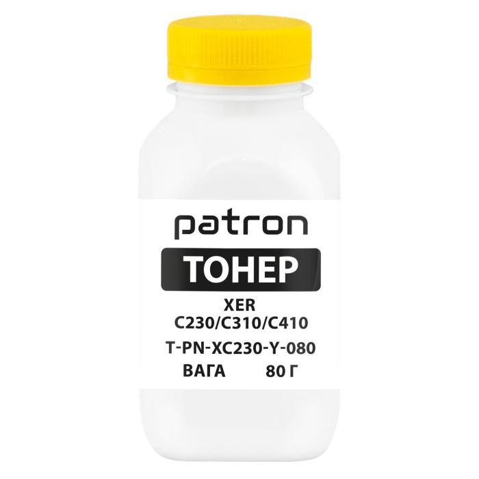 Тонер Patron XER C230/C310/C410, 80 г, Yellow Фото