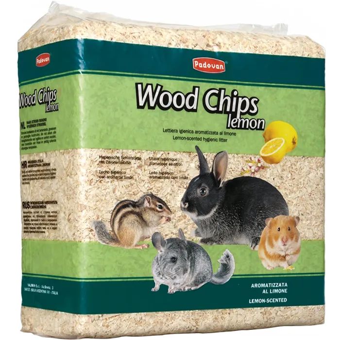 Наполнитель для грызунов Padovan Wood Chips Lemon 1 кг Фото