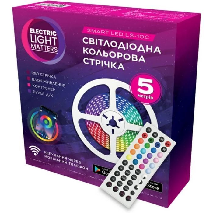 Светодиодная лента ELM LS-10C 10W/12V/30-5050/RGB 5м Фото