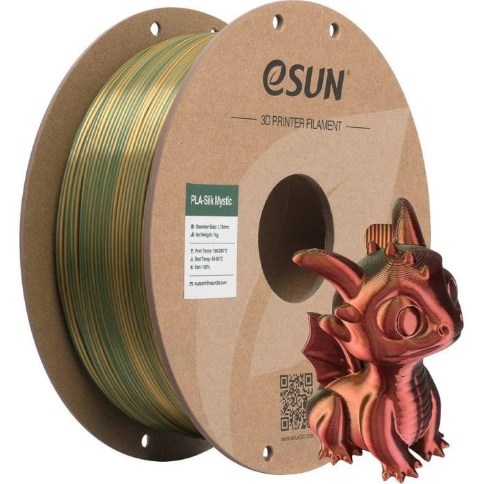 Пластик для 3D-принтера eSUN ePLA-Silk Mystic 1.75мм 1kg GoldRedGreen Фото