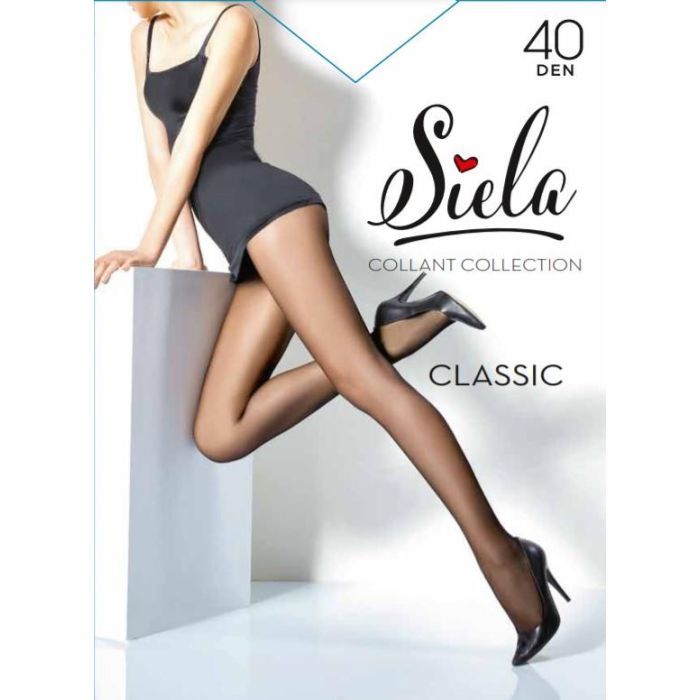 Колготы Siela Collant Classic 40 Den Nero - 2 Фото