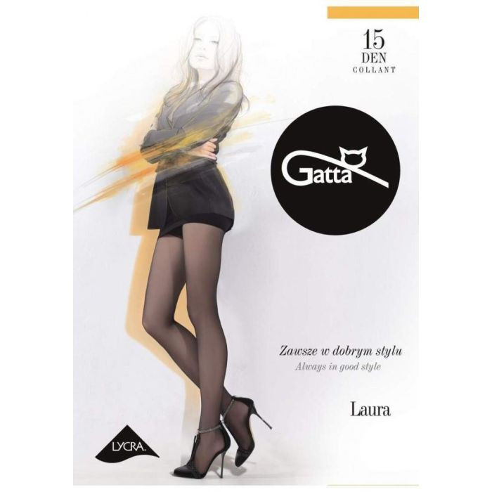 Колготы Gatta Laura 15 Den Nero - 4 Фото