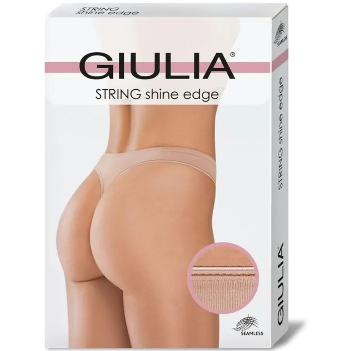 Трусы Giulia String Shine Edge White L/XL Фото