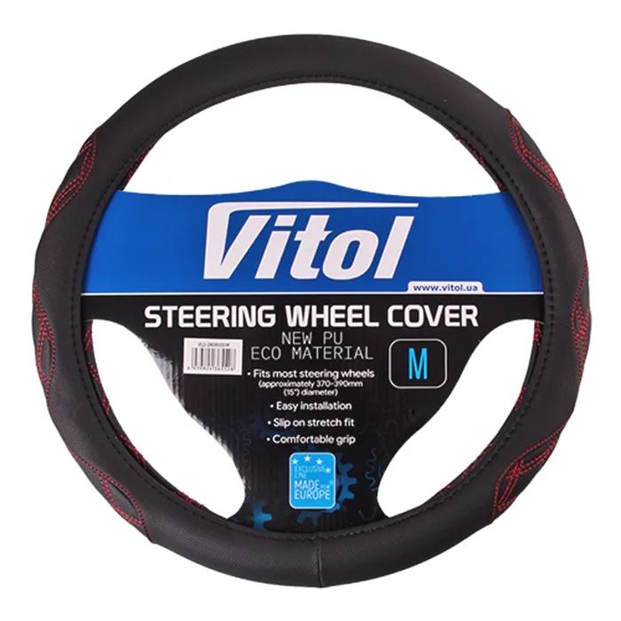 Чехол на руль VITOL M чорн Фото