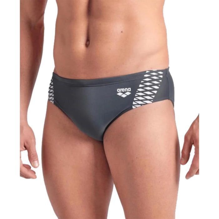 Плавки Arena Openings Swim Briefs 008065-501 сірий, білий 90 Фото