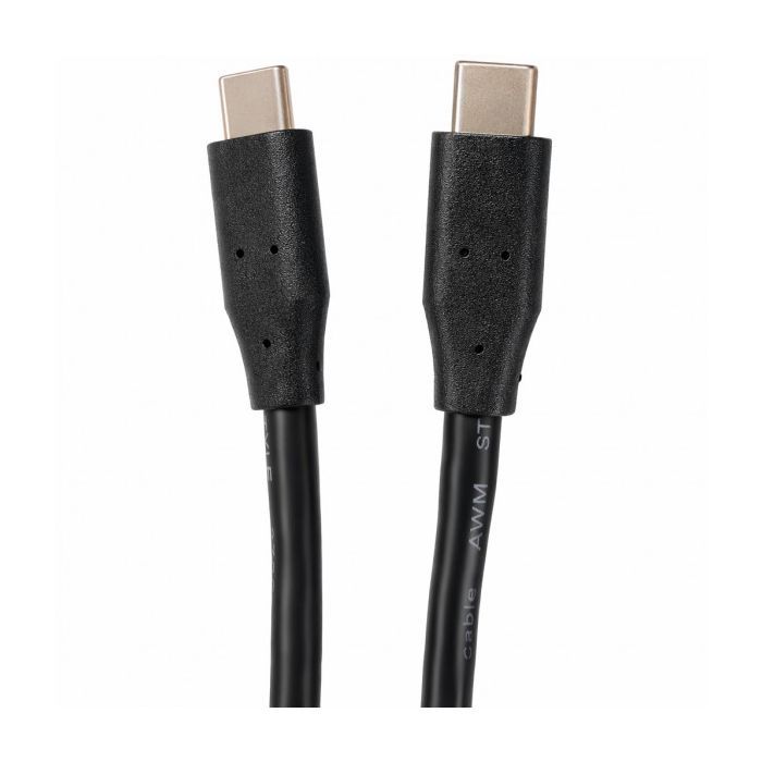 Дата кабель Kingda USB-C to USB-C 2.0m 60W black Фото