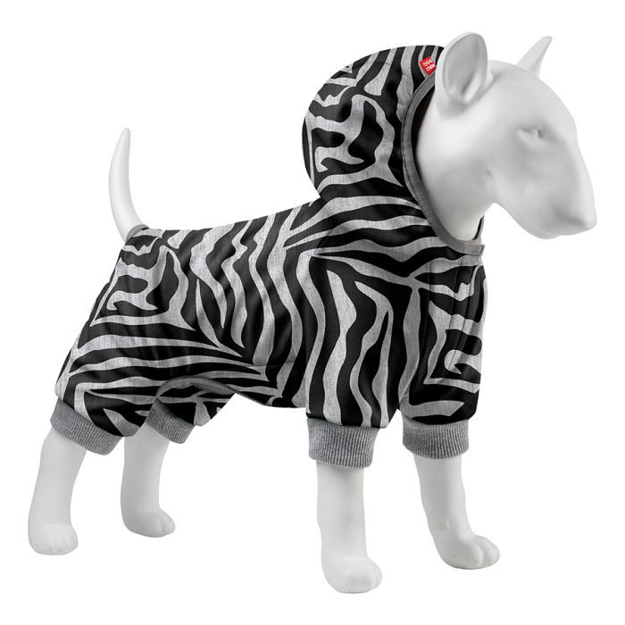 Комбинезон для животных WAUDOG Clothes "Зебра" софтшелл S40 Фото